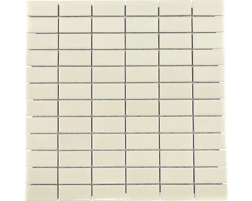 Mozaic piscină ceramic ST 400 bej lucios 30x30 cm buc