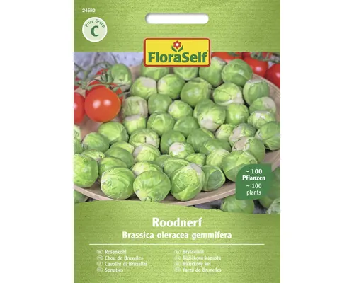 Semințe legume FloraSelf varză de Bruxelles Roodnerf buc
