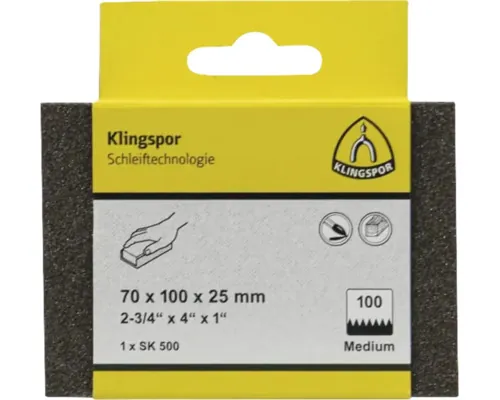Burete de șlefuit Klingspor Ø70x100x25 mm, granulație 220 buc