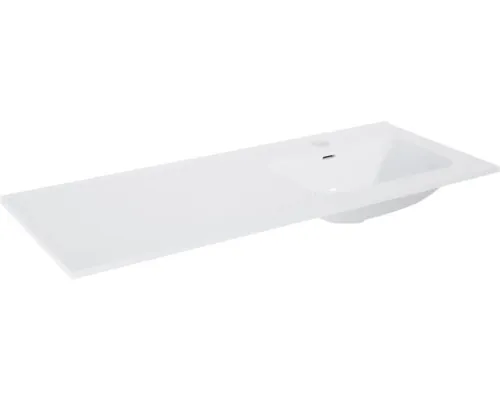 Lavoar încastrat în blat Jungborn 121(60+60)x46 cm alb, cuvă pe dreapta buc