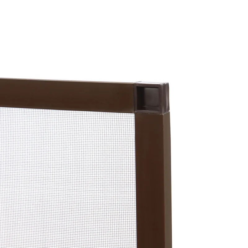 Plasa protectie insecte / tantari, pentru ferestre, aluminiu, maro, 78.8 x 108.8 cm buc