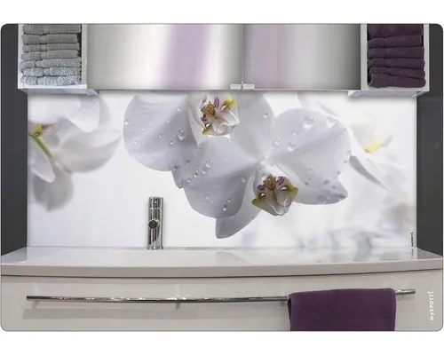 Panou baie mySpotti aqua Aqua orchid aluminiu compozit 90x45 cm buc