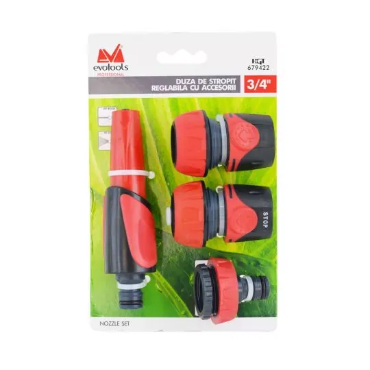 Accesorii pentru Furtun 3/4 ETP Evo Pro 4 buc/set