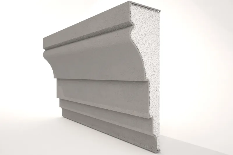 Ancadrament ferestre decorativ polistiren EPS NA127, 2000 x 250 x 75 mm buc
