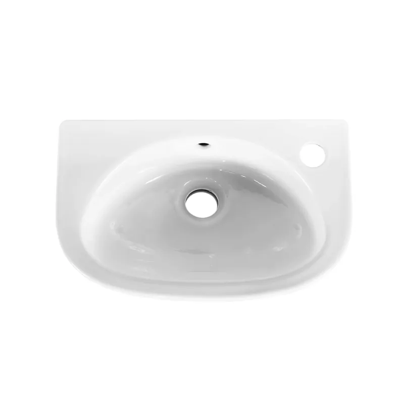 Lavoar suspendat baie, Fayans Marina 190140, alb, rotunjit, 40 cm