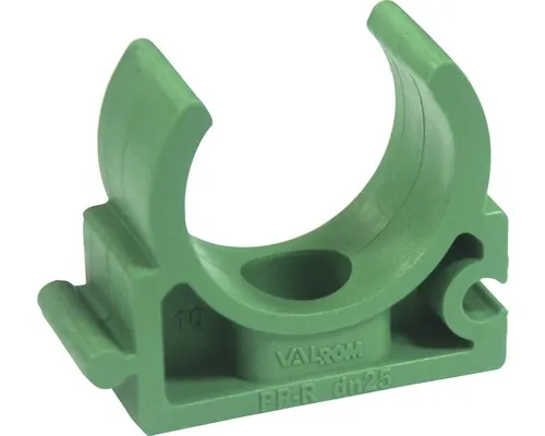 Bridă fixare din PPR verde 32 mm buc