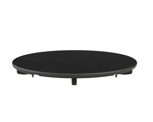 Capac sifon decorativ Ø114 mm negru buc