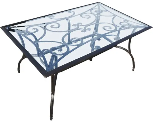 Masă grădină Arthur 157x100x74,5 cm bronz buc