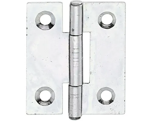 Balama fixă Alberts 26x31,5 mm, oțel zincat galben buc