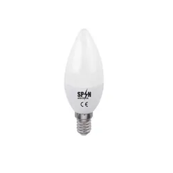 Bec led lumanare E14 5W lumina rece 6523c Spin
