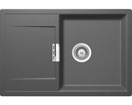 Chiuvetă bucătărie cristadur 1 cuvă Schock Mono D-100 51x76.5 cm cu picurător Stone reversibilă buc