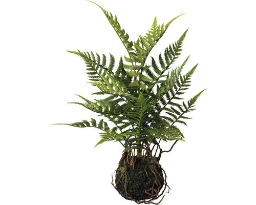 Plantă artificială Ferigă balot H 38 cm verde buc