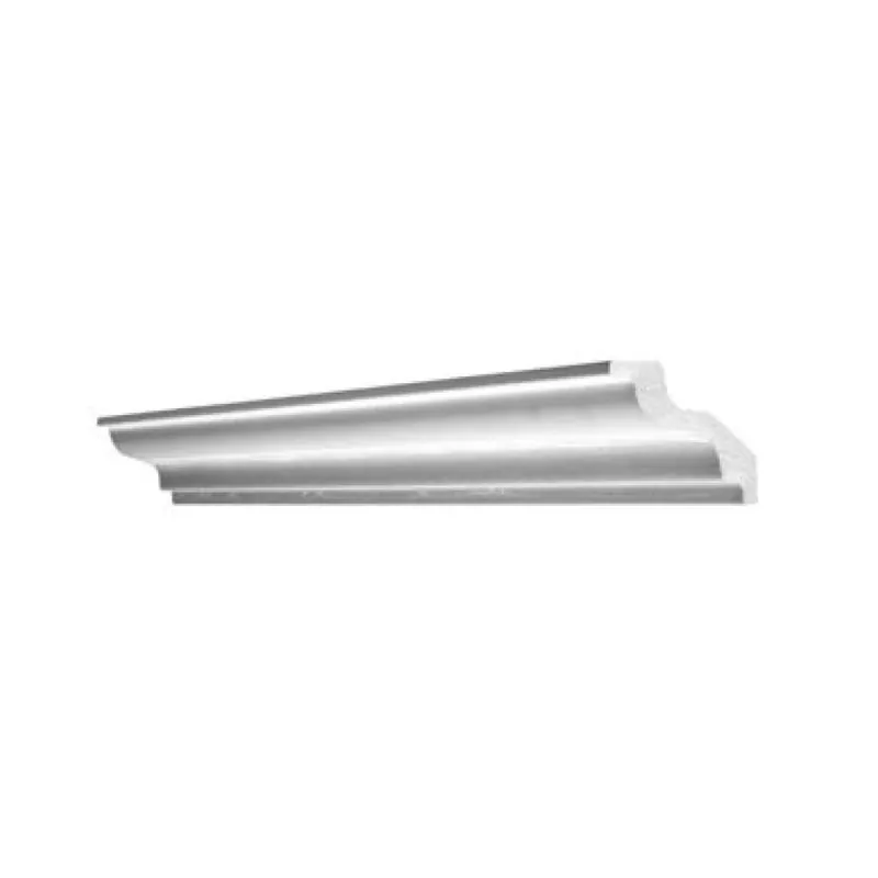 Bagheta decorativa polistiren S100, clasic, alb, 200 x 7 x 7 cm buc