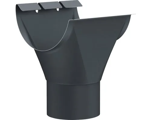Racord jgheab/burlan metalic METIGLA Ø 165/100 mm gri RAL 7016 buc
