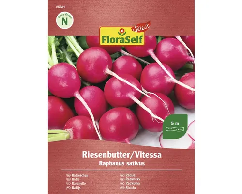 Semințe legume FloraSelf Select ridiche Vitessa buc
