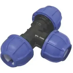 Teu compresiune PEHD egal 25mm Valrom