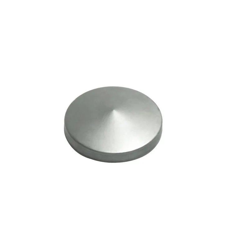 Capac stalp gard, metal, zincat, rotund, diametru 60 mm