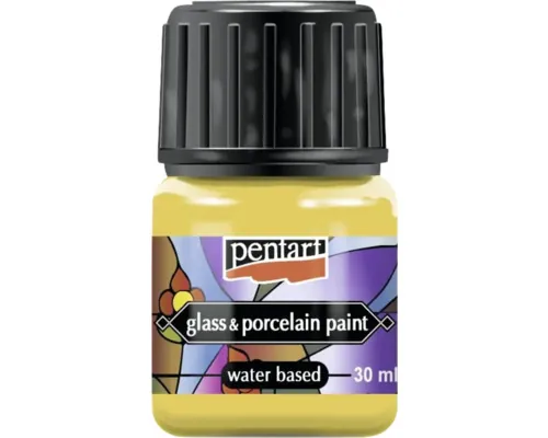 Culoare pentru sticlă și porțelan Pentart auriu 30 ml buc