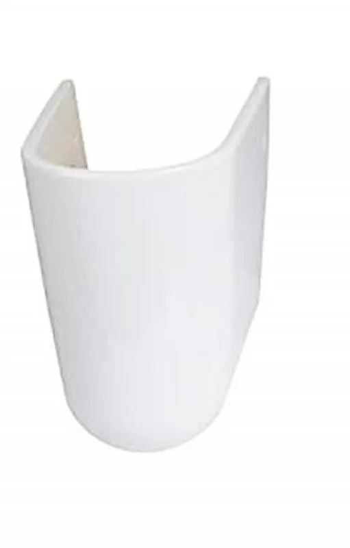 Semipicior pentru lavoar, Villeroy&Boch, O.Novo, ceramica, alb lucios