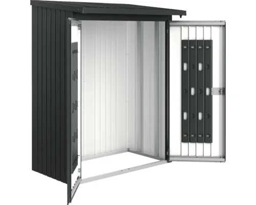 Ușă pentru Biohort WoodStock 150 metal 138x172,5 cm gri închis metalizat buc
