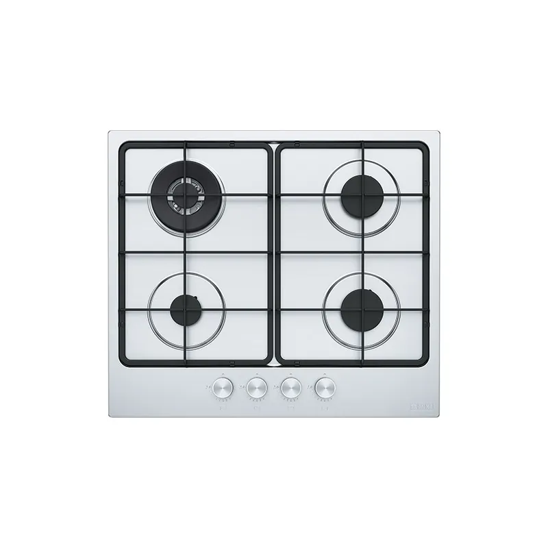 Plita incorporabila, Franke, Smart FHSM 604 3G DC XS E, gaz, 4 zone de gatit, 60 cm, gratare de fonta, inox