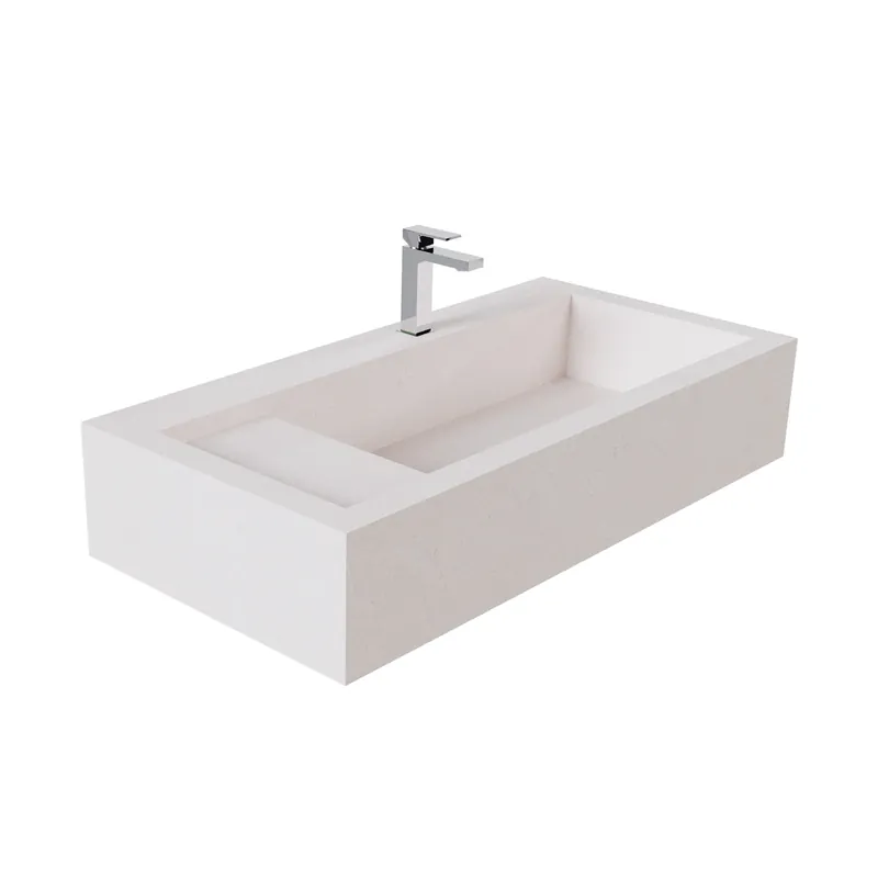LAVOAR POLITA STANGA DIN CERAMICA PALCO IVORY, 100X47X20 CM