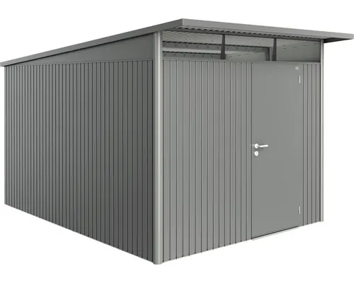 Magazie grădină Biohort AvantGarde A8 ușă standard 260x380 cm gri-cuarț metalizat buc