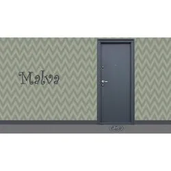 Usa exterior metalica Malva ral7016 2050x880 stanga