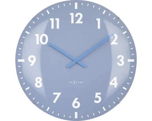 Ceas perete NeXtime Duomo albastru Ø 50 cm buc