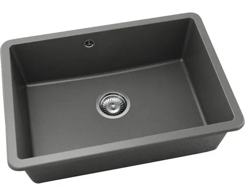Chiuvetă bucătărie fatgranit 1 cuvă FAT Avangard 236 46x66 cm fără picurător Basalt buc