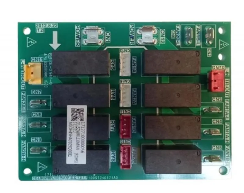Placa electronica relee, Midea, pentru chiller MGBL-F130W/RN1, MGBL-F200W/RN1