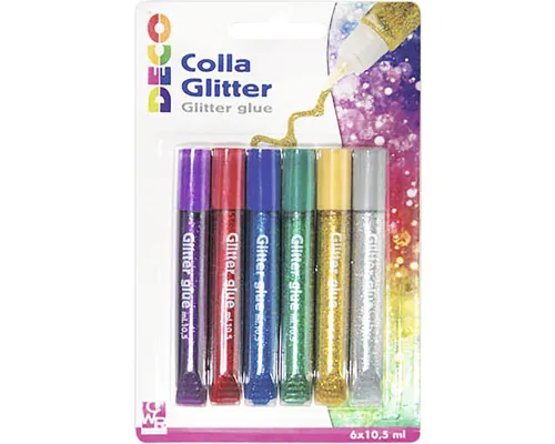 Set 6 glitter gel 6x10,5 ml buc
