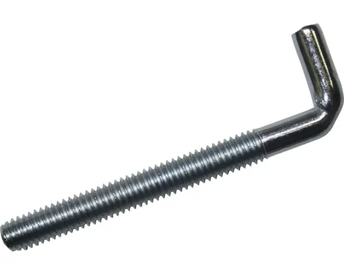 Șuruburi metrice cu cârlig tip L Dresselhaus 8x60 mm oțel zincat, 20 bucăți pac