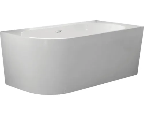 Cadă freestanding de colț Linea, dreapta, acril, 160x75 cm, 220 l, alb buc