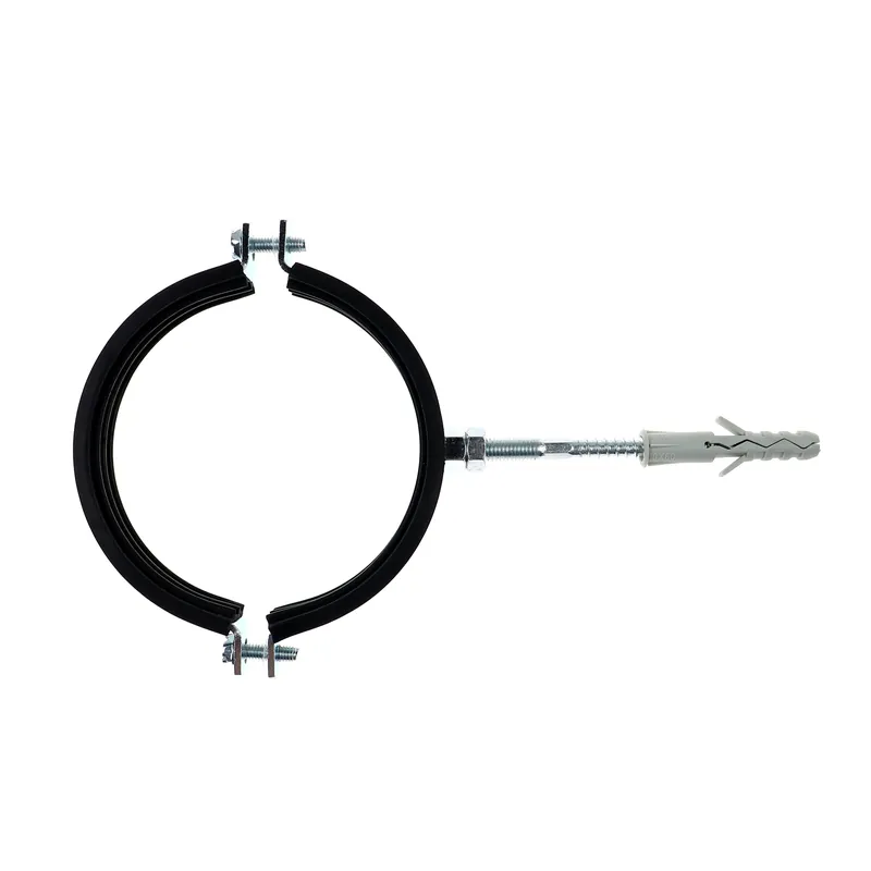 Colier metalic pentru tevi, cu garnitura de cauciuc, Friulsider, 3 - 1/2 inch + diblu nylon buc