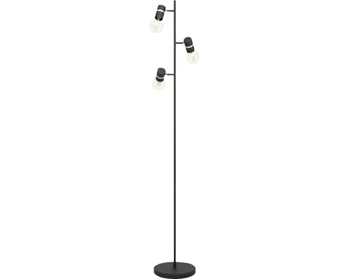 Lampadar Eglo Lurone E27 max. 3x10W, alamă/negru buc