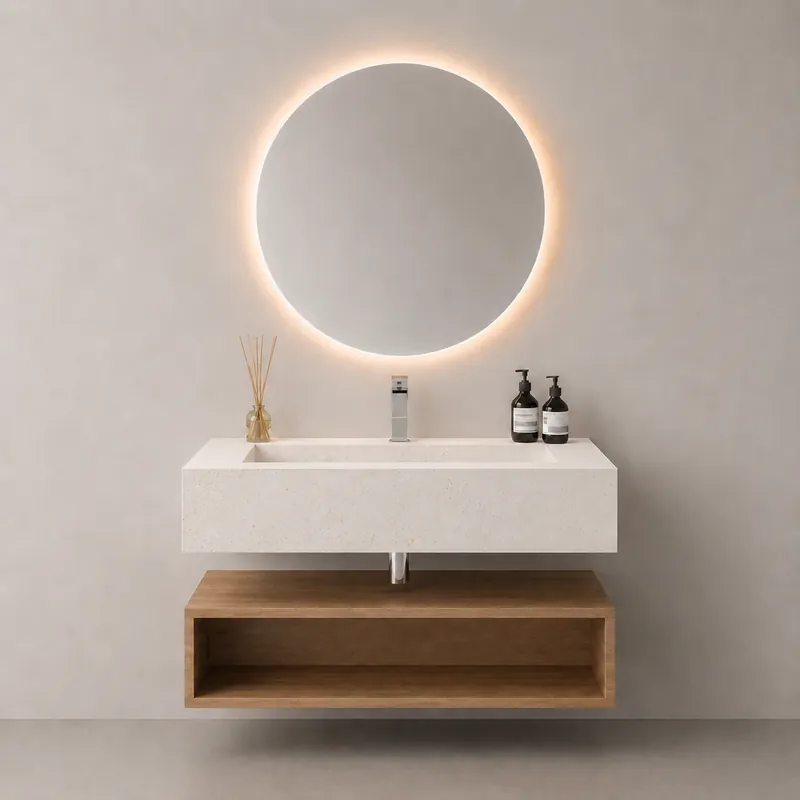 LAVOAR DIN CERAMICA CORE MIX WHITE, 100X47X20 CM