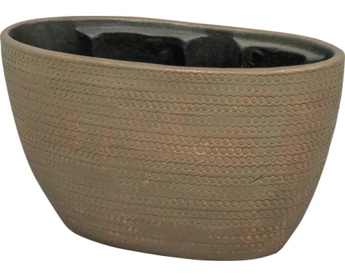 Mască ghiveci Passion for Pottery Boaz ceramică 29x15x17 cm maro ruginiu buc