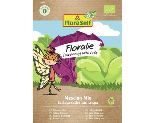 Semințe legume Floraself Bio Floralie Gardening with kids salată Mesclun Mix buc