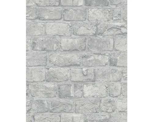 Tapet vlies Marburg 34835 GZSZ model cărămidă gri 10,05x0,53 m rola