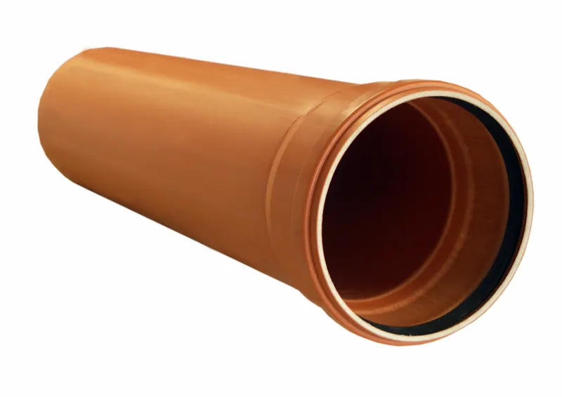 Teava canalizare PVC Valplast SN2, 125 x 2.5 mm, 6 m