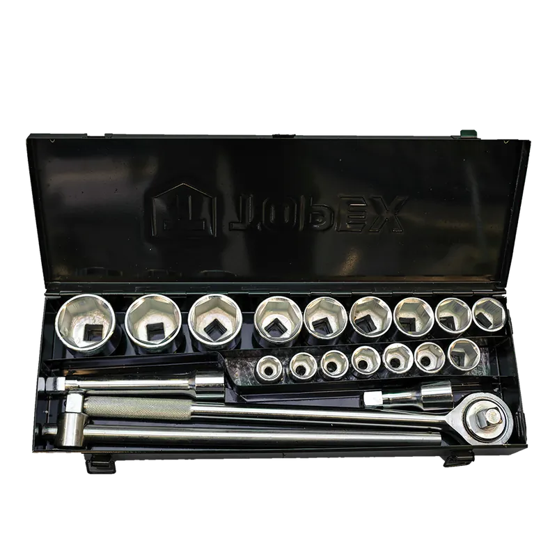 Trusa de chei tubulare 3/4 " si accesorii Topex 38D296, 20 piese