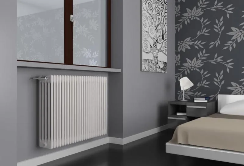 Calorifer tubular (baterie), alb, otel, Cordivari, Ardesia, 300x138mm, 215,7 W, 5 coloane, 3 elementi
