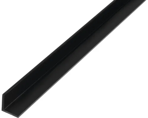Cornier plastic Alberts 15x15x1,2 mm, lungime 2m, negru buc