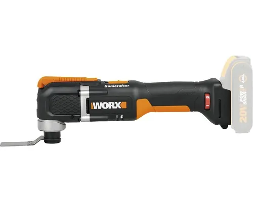 Mașină multifuncțională fără acumulator Worx WX696.9 Sonicrafter 20V, accesorii incluse buc