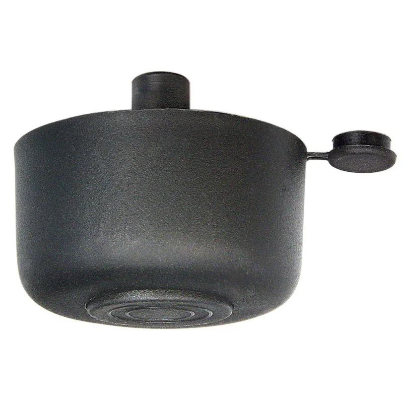 Picior mobila, universal, metalic, reglabil, negru, rotund, 26 mm buc