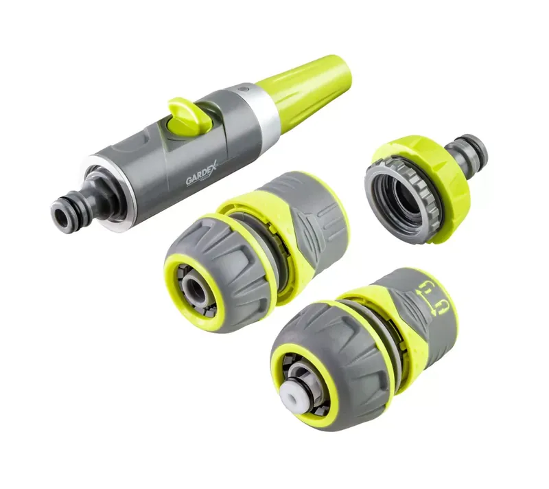 Set duza furtun adaptor robinet 3/4" 1" si conectori LUXE GX