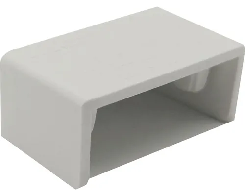 Capace terminale canal cablu Comtec 60x40 mm, alb, 2 bucăți pac