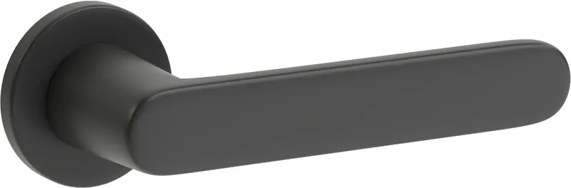 MANER USA INTERIOR, SIMPLO, NEGRU MAT, FARA ROZETA