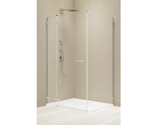 Perete sticlă duș frontal pentru cabină duș Arta KDJ II 140 stânga, 50x200 cm, sticlă securizată transparentă, profil crom buc